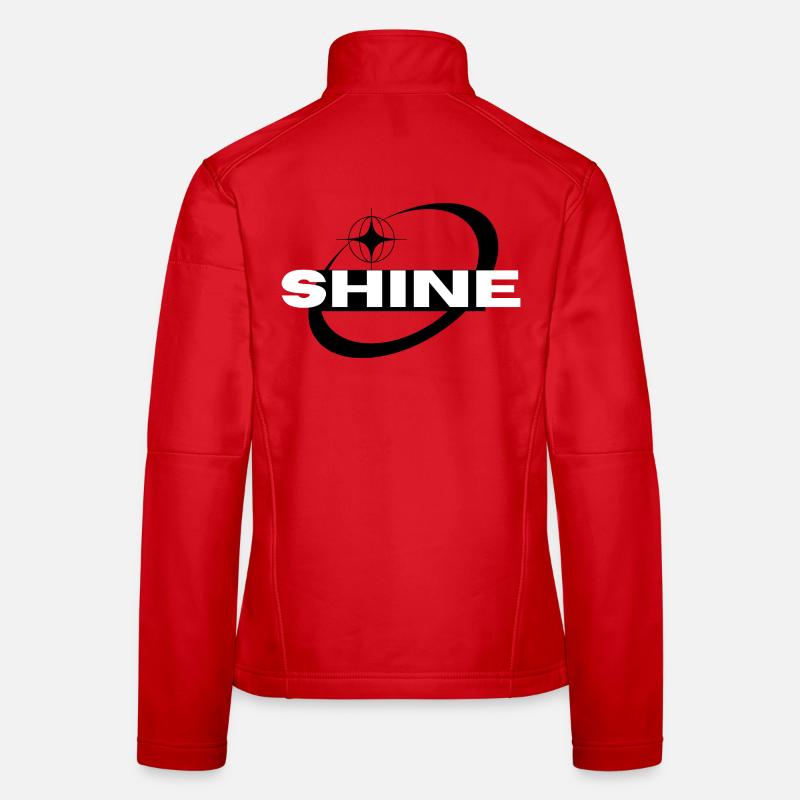 Shine Y2K  - Frauen Softshelljacke - Rot