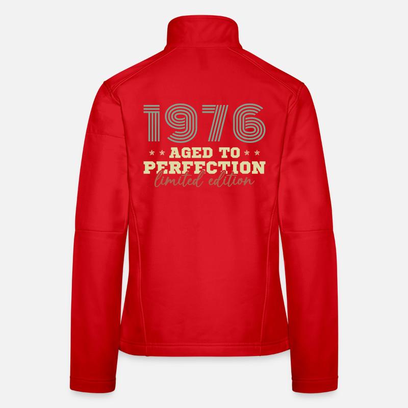 1976 Vintage Retro Geburtstagsgeschenk Frauen Softshelljacke
