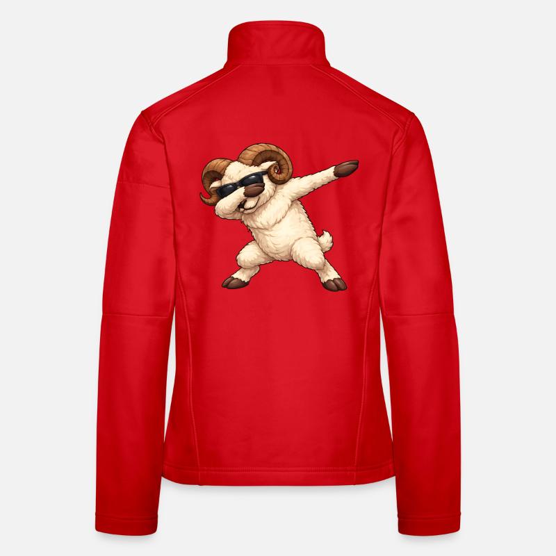 Dabbing Aries Women's Softshell Jacket