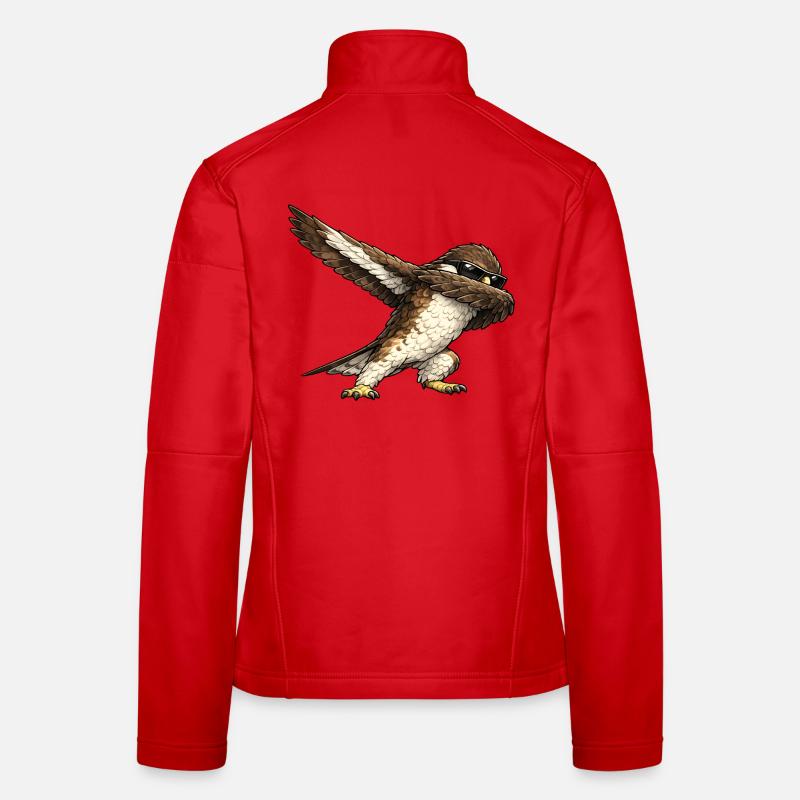 Dabbing buzzard Women's Softshell Jacket