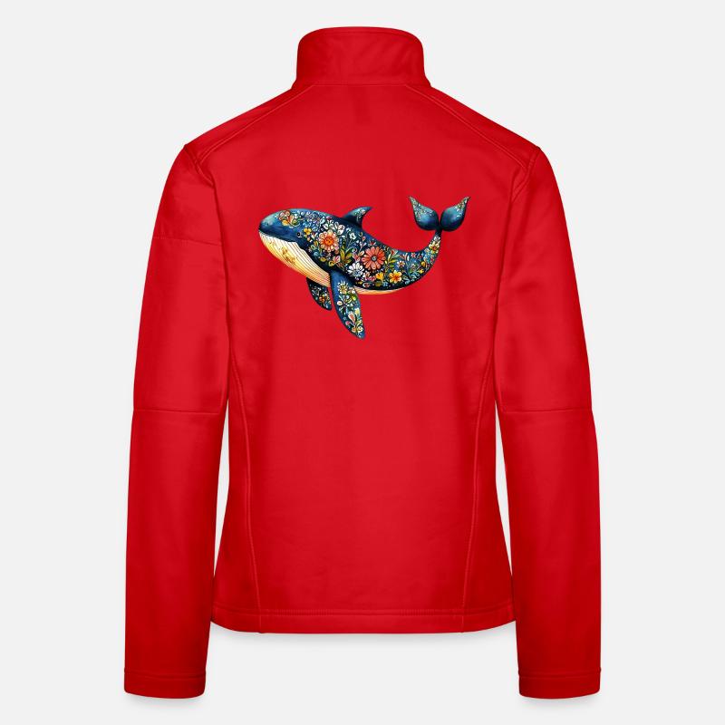 Save the Whale Women's Softshell Jacket