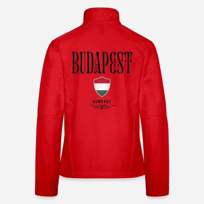 Budapest Souvenir, elegant design Budapest Women's Softshell Jacket