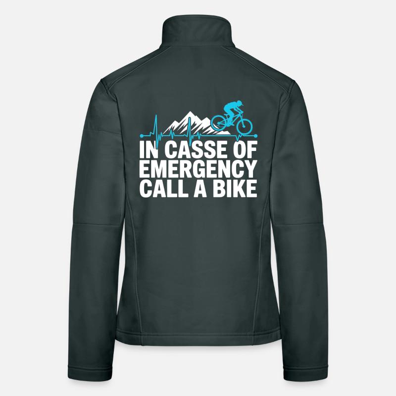 VTT, Descente, Action du cyclisme Veste en tissu softshell Femme