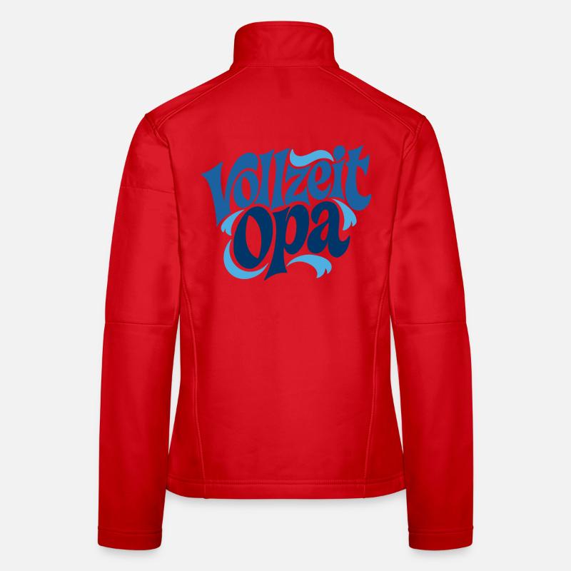 Vollzeit Opa | Großmutter Geschenk Frauen Softshelljacke