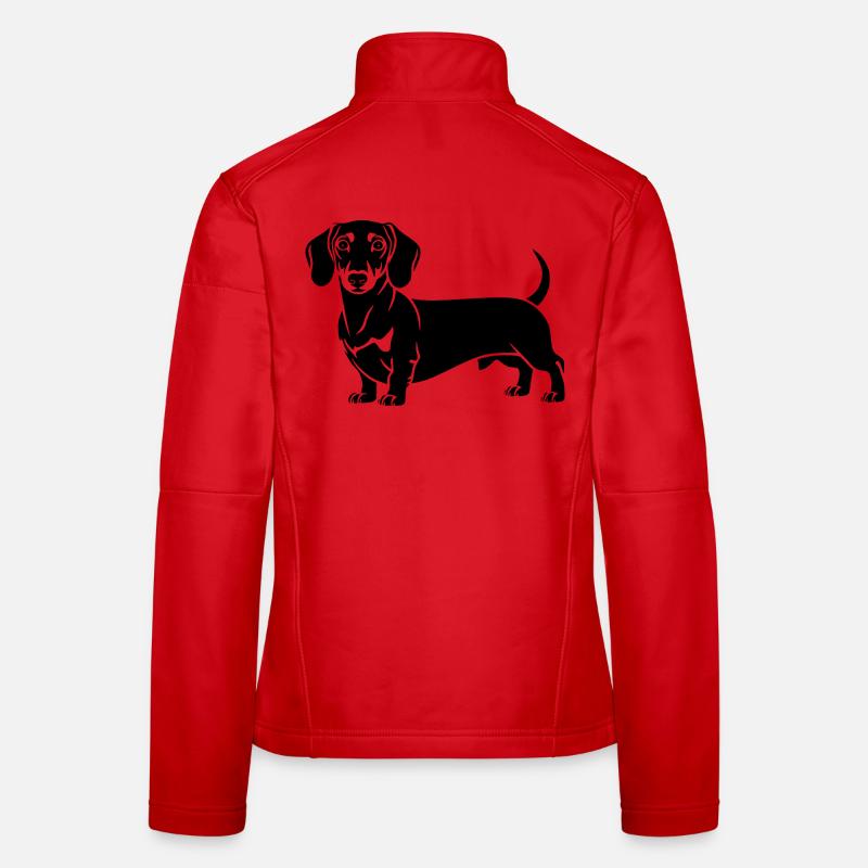 Dackel Frauen Softshelljacke