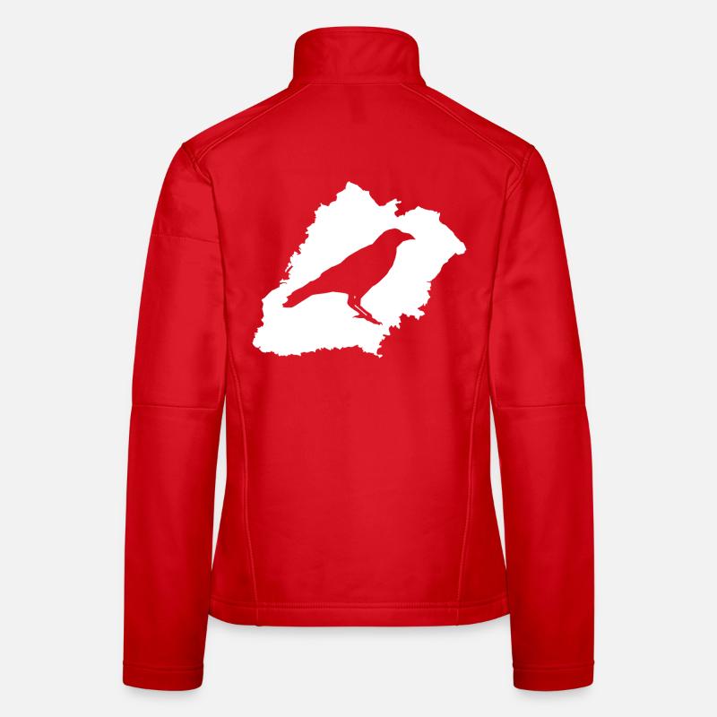 Kiersper Rauk with Stadtsillhouette white Women's Softshell Jacket