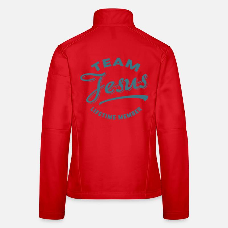 Team Jesus Lebenslanges Mitglied Frauen Softshelljacke