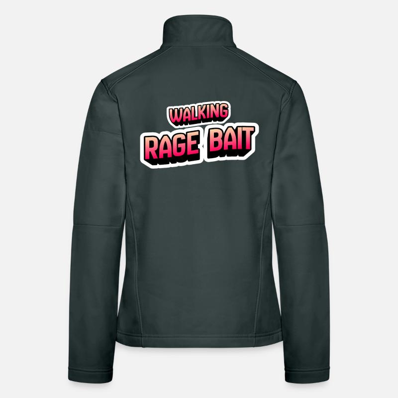 Walking Rage Bait Women's Softshell Jacket