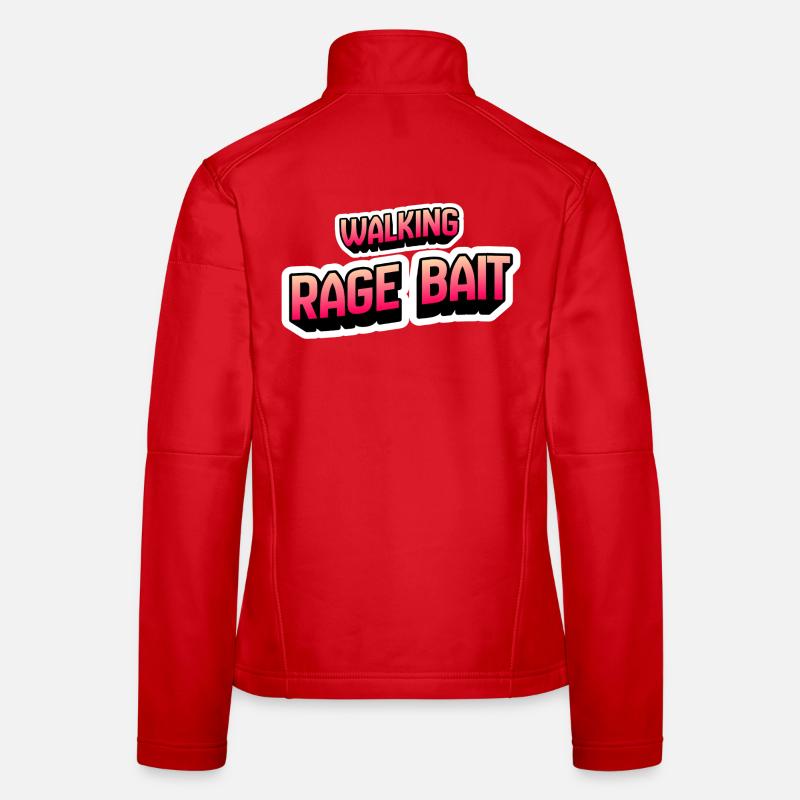 Walking Rage Bait Women's Softshell Jacket