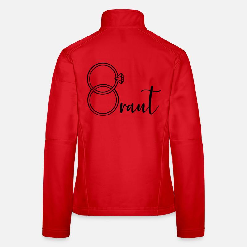 Ringe Hochzeit Braut Frauen Softshelljacke