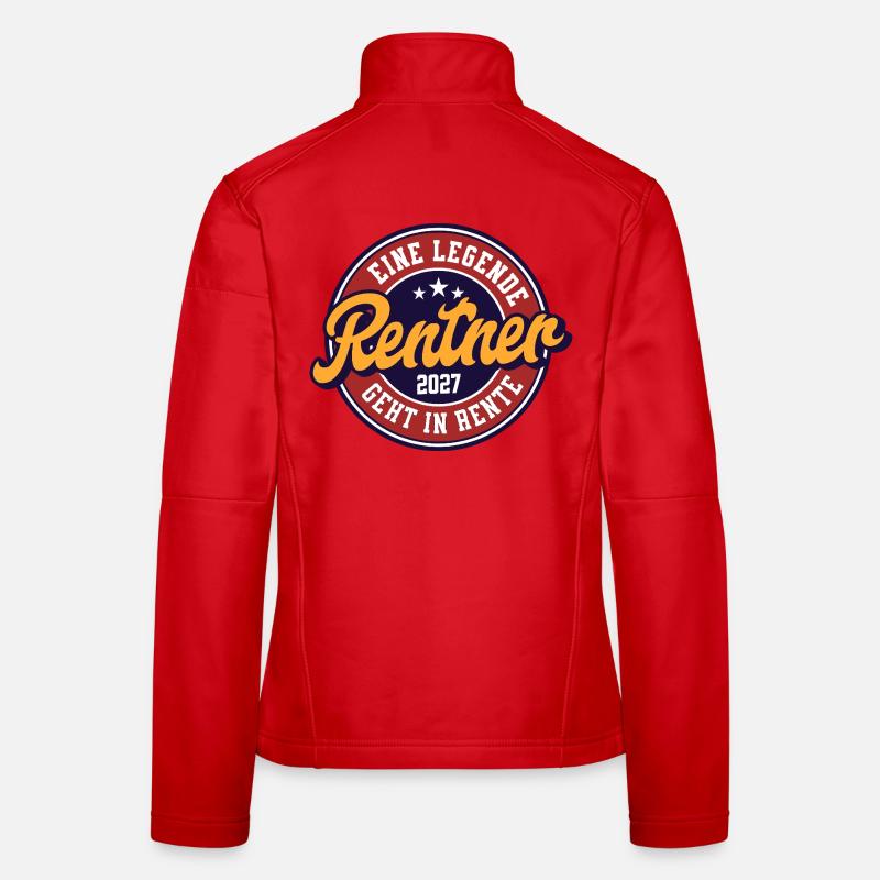 Rentner 2027 Frauen Softshelljacke