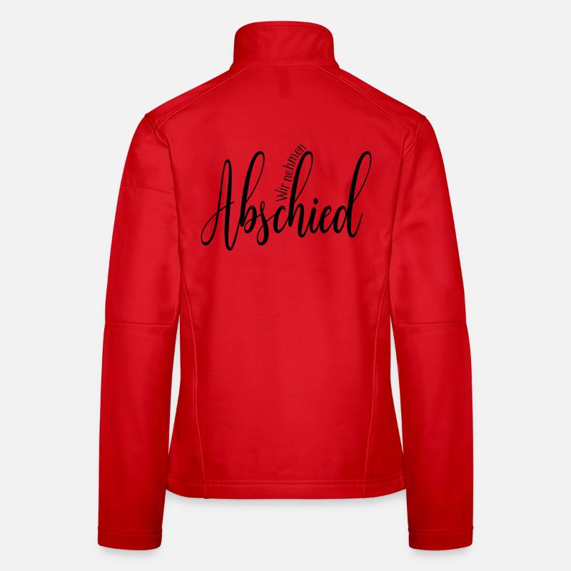 Trauer Abschied Frauen Softshelljacke
