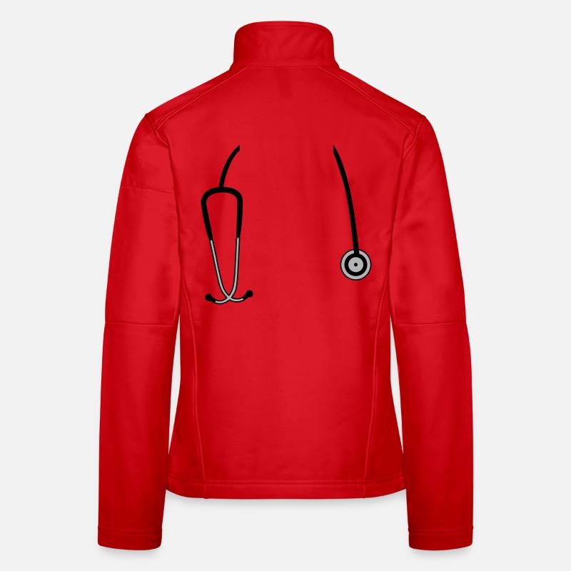 Stethoskop Frauen Softshelljacke