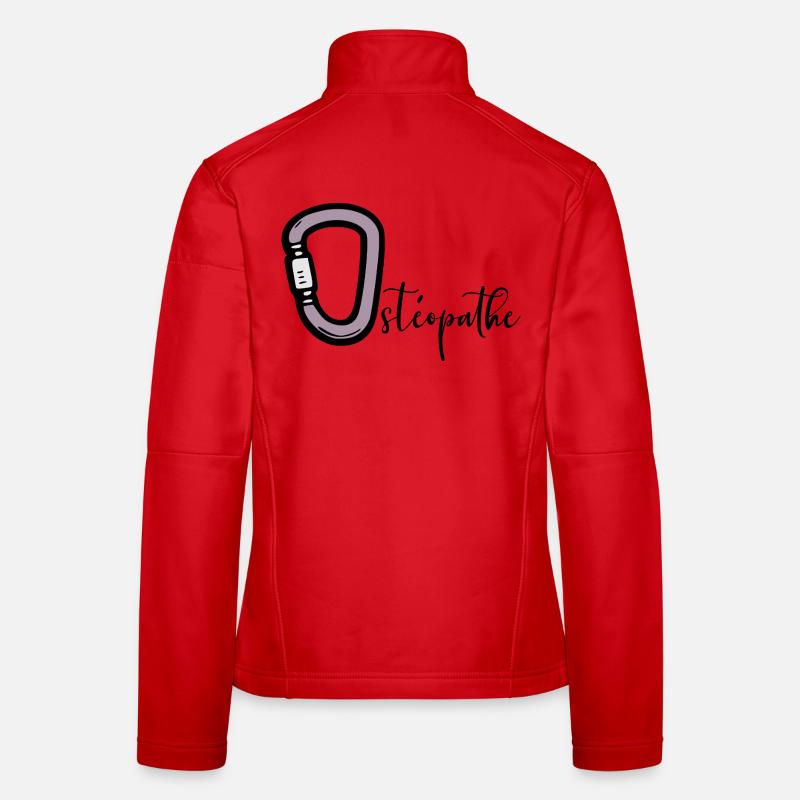 Ostéopathe Veste en tissu softshell Femme