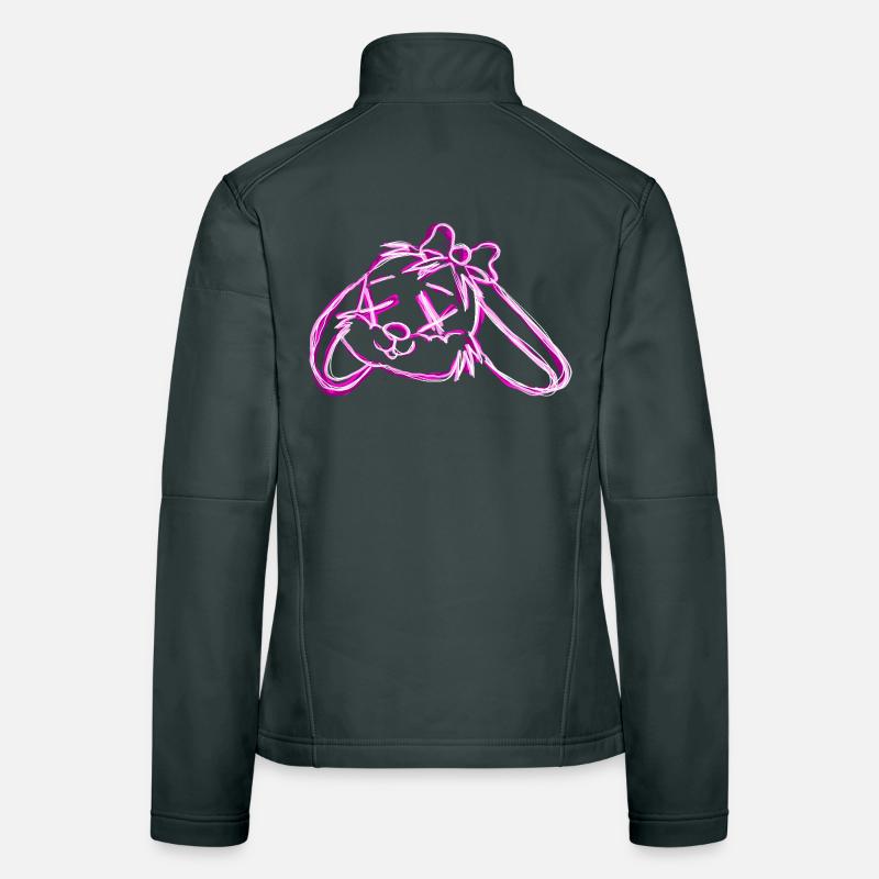 Dead Bunny Pink Frauen Softshelljacke