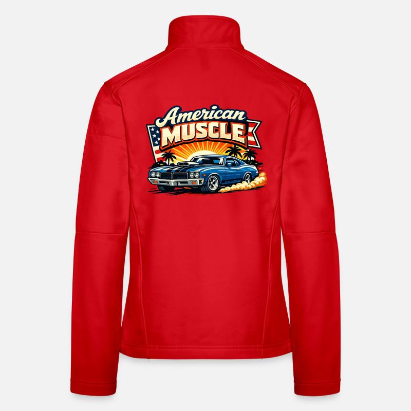 American_Muscle_3 Veste en tissu softshell Femme