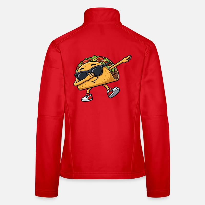 Dabbing Taco Women's Softshell Jacket