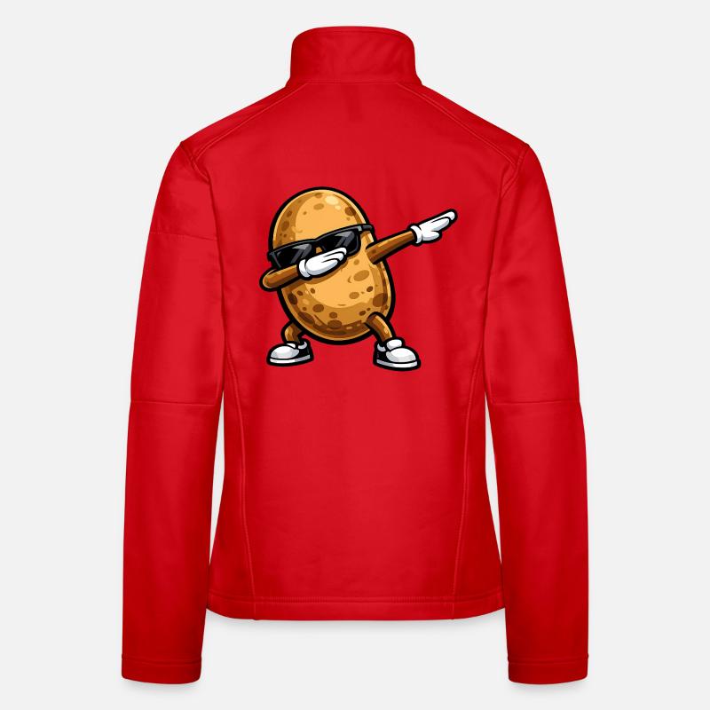 Dabbing Potato Women's Softshell Jacket