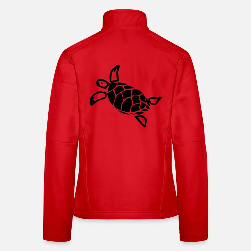 Schildkröte Frauen Softshelljacke