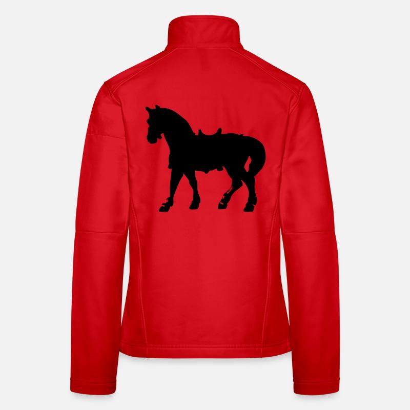 Pferd Frauen Softshelljacke