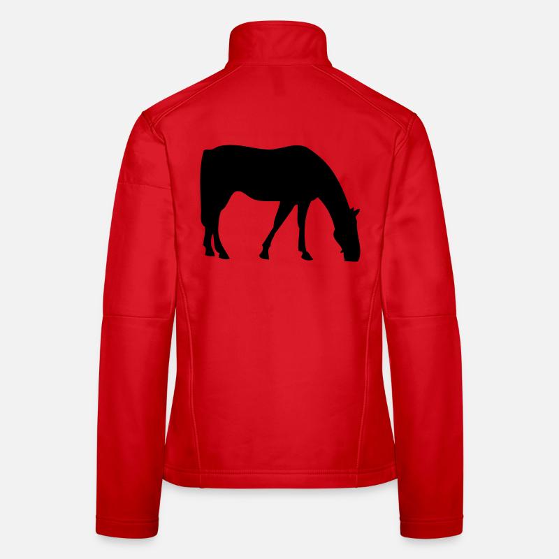 Pferd Frauen Softshelljacke
