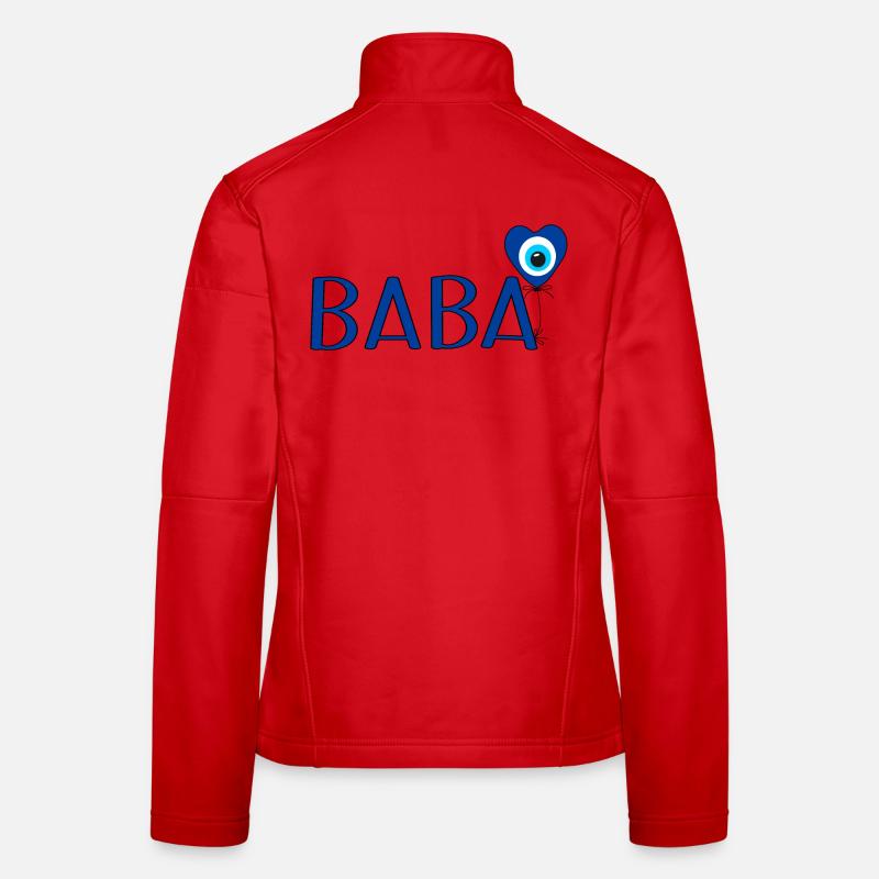 Baba mit Nazar Luftballon Frauen Softshelljacke