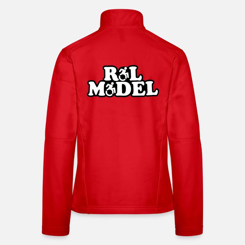Jeder Rollstuhlnutzer ist ein Vorbild # Frauen Softshelljacke