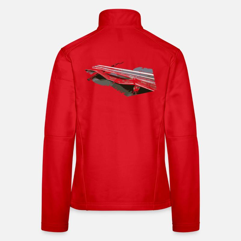 Effondrement d’un pont Veste en tissu softshell Femme