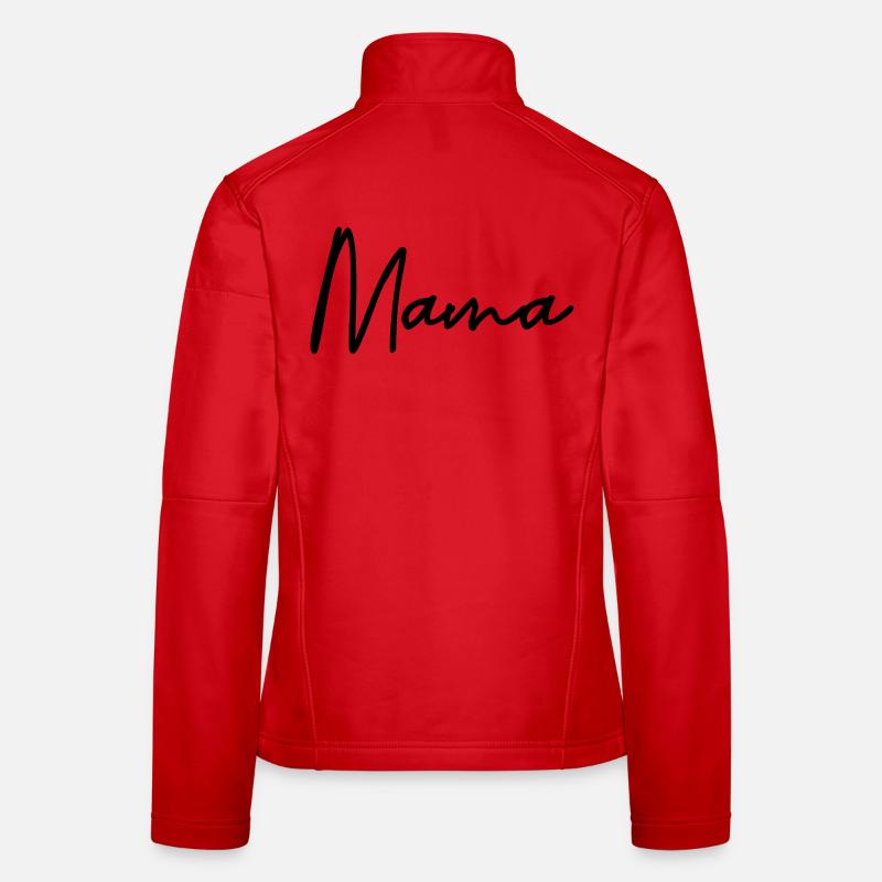 Mama Frauen Softshelljacke