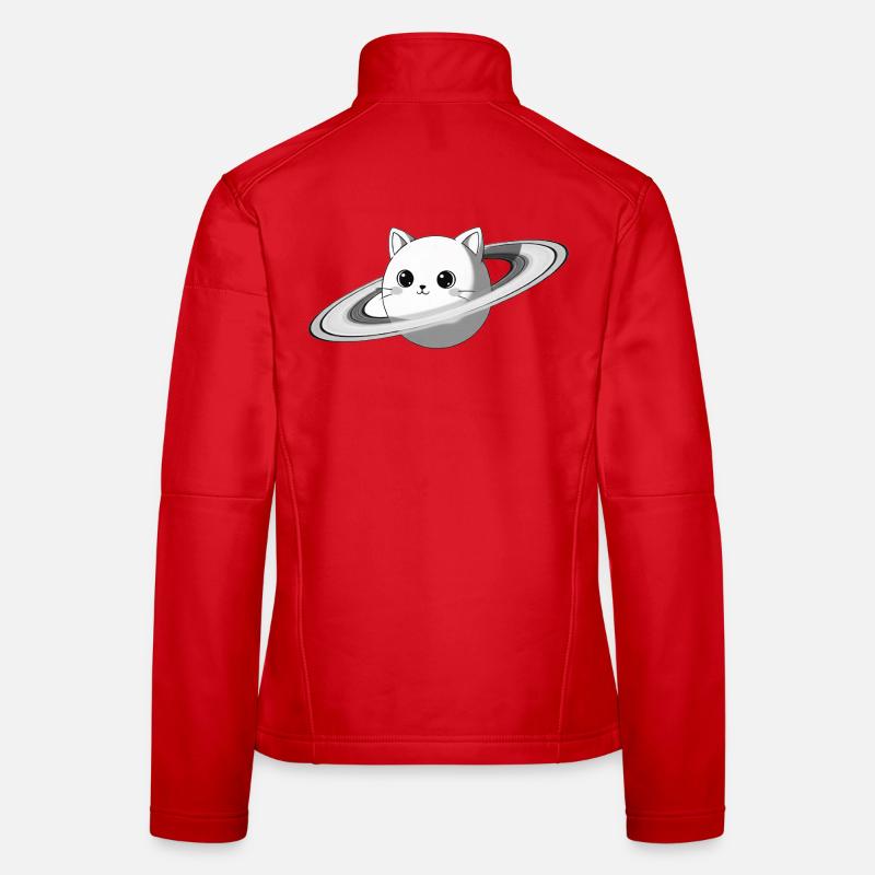 Saturn-Katze Frauen Softshelljacke