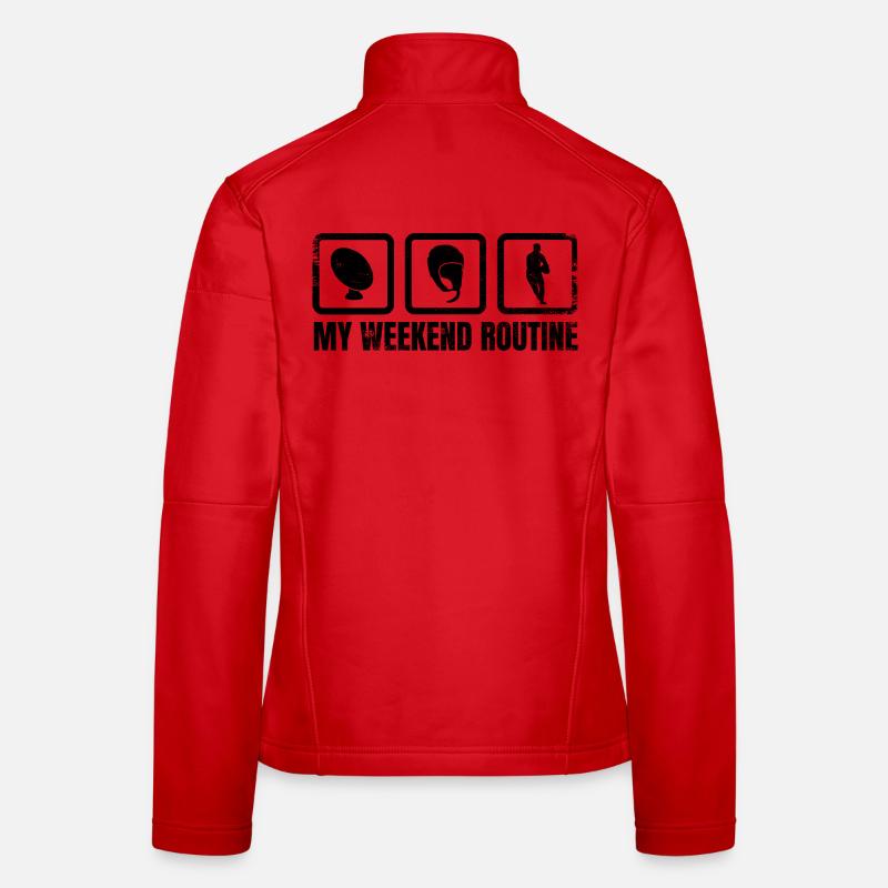 Rugby Players Weekend Schedule Women's Softshell Jacket