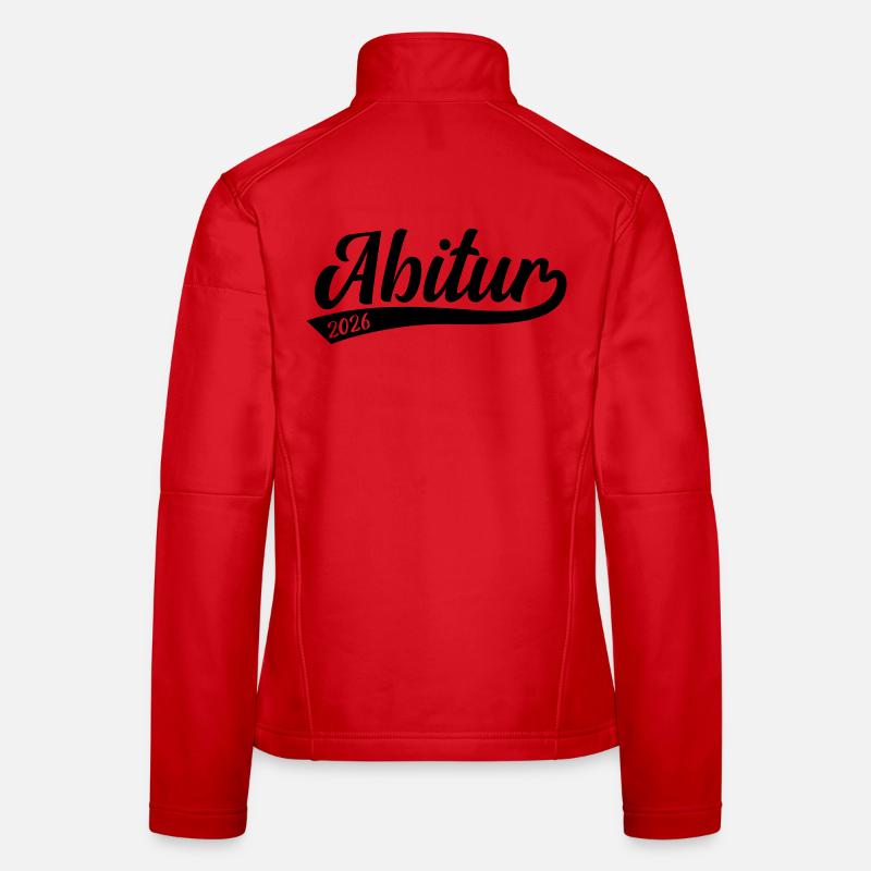 Abitur Abi 2026 Veste en tissu softshell Femme