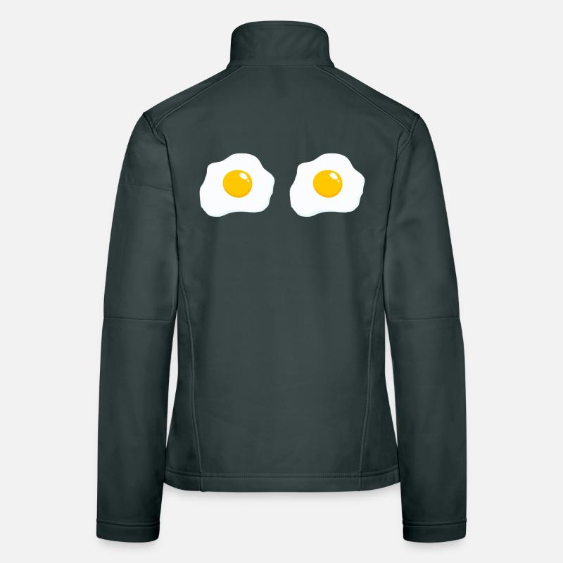 Double Mirror Egg Cartoon Women's Softshell Jacket