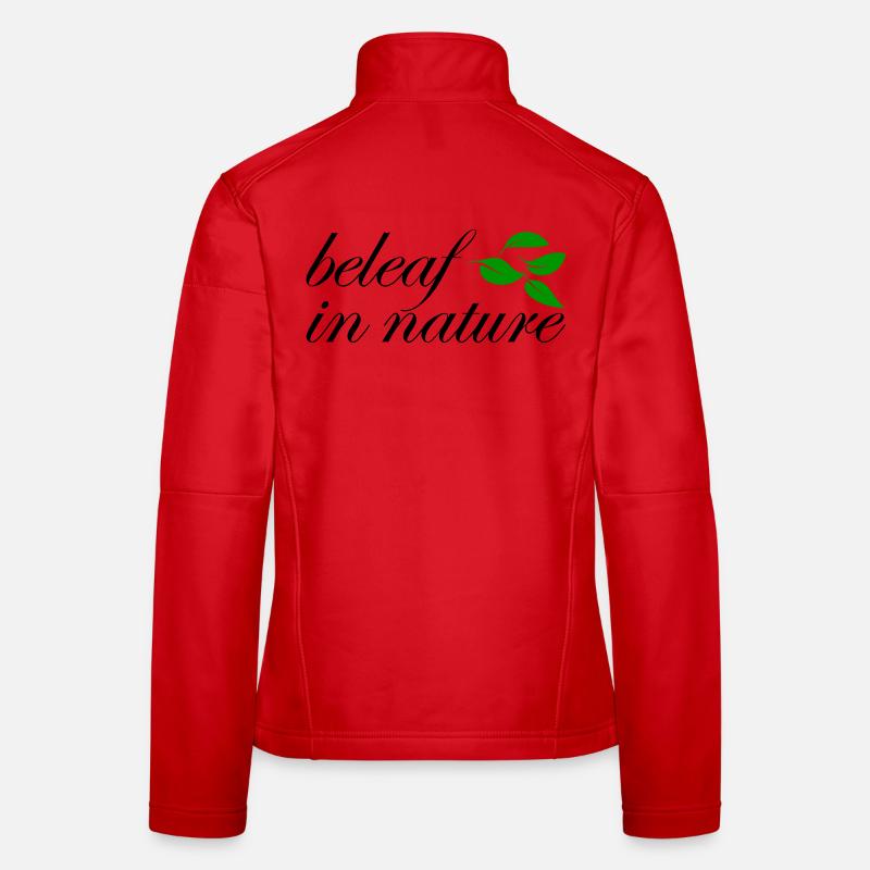 beleaf in nature - Frauen Softshelljacke - Rot