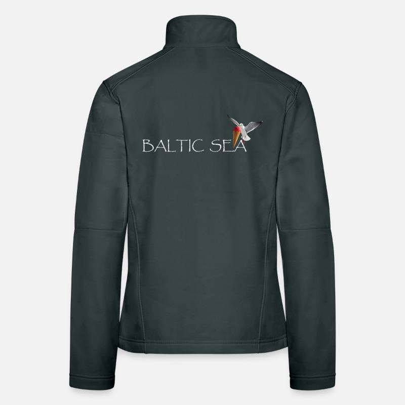 Ostsee Möwe die Eis klaut Women's Softshell Jacket
