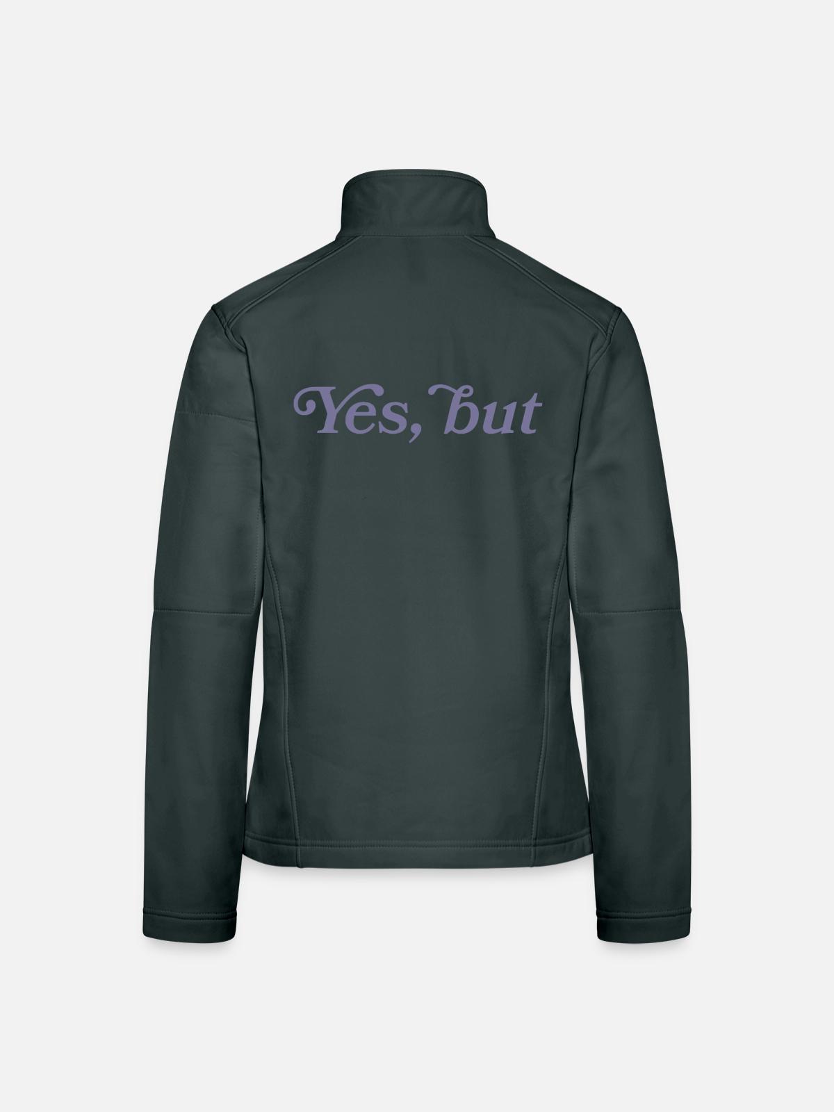Yes, but... - Women's Softshell Jacket - red - Back