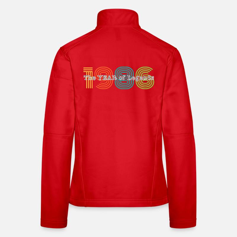 Millésime 1986 Veste en tissu softshell Femme