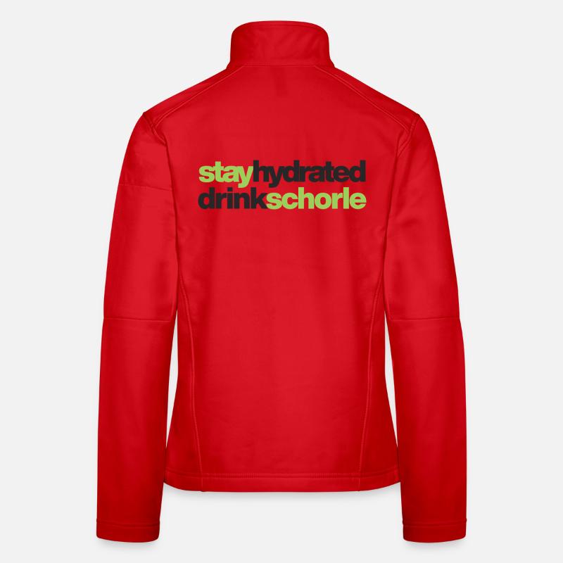Stay hydrated - drink spritzer Women's Softshell Jacket