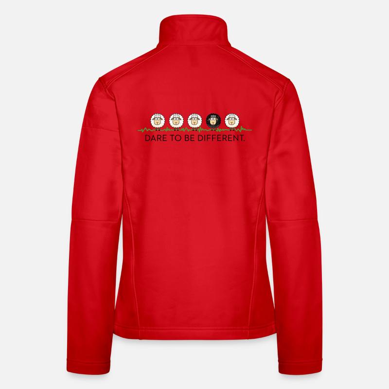Dare To Be Different – Black Sheep Women's Softshell Jacket