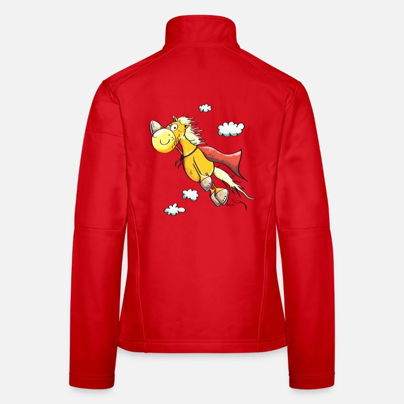 Super Cheval Veste en tissu softshell Femme