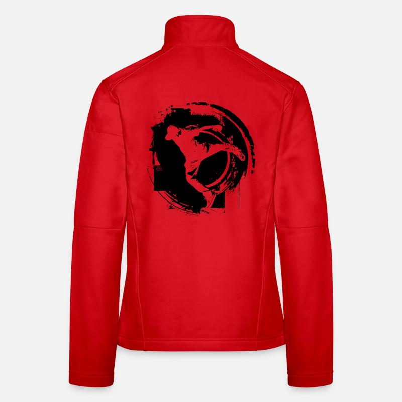 Breakdancing Women's Softshell Jacket