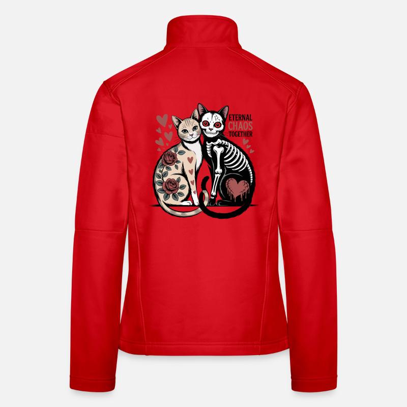 Chats du Chaos éternel Veste en tissu softshell Femme