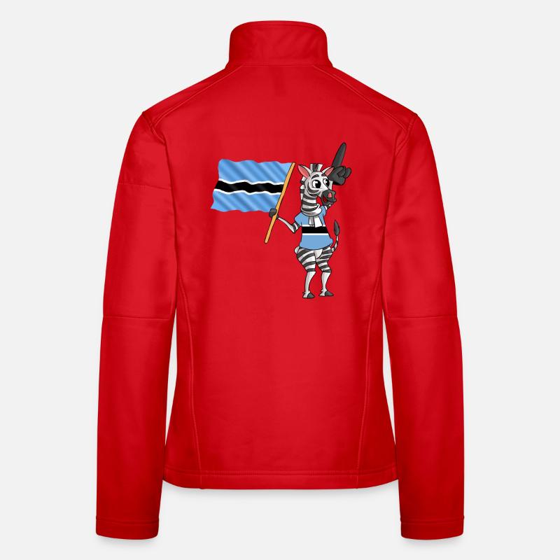 Botsuaner Zebra Frauen Softshelljacke