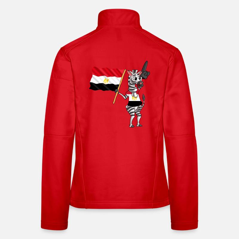 Ägypter Zebra Frauen Softshelljacke