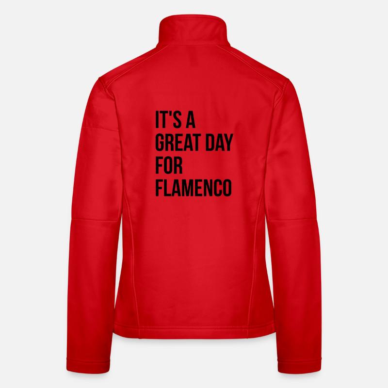 Flamenco - Frauen Softshelljacke - Rot
