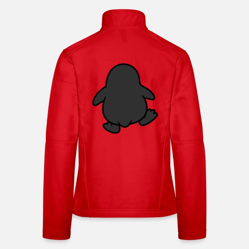 Penguin Waddle Walk Women's Softshell Jacket