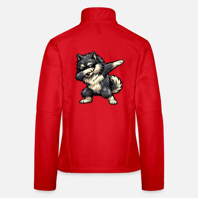 Dab Wolfspitz Veste en tissu softshell Femme