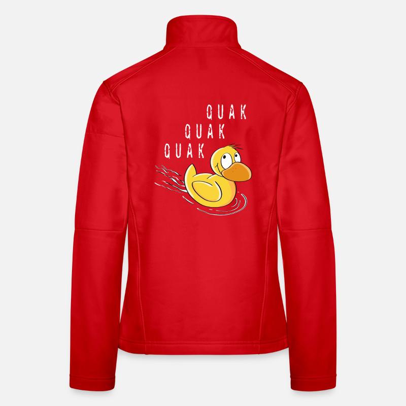 Quack Quack Duckling - Duck comic Women's Softshell Jacket