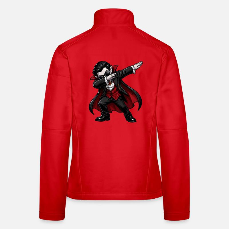 Dabbing Vampir Frauen Softshelljacke