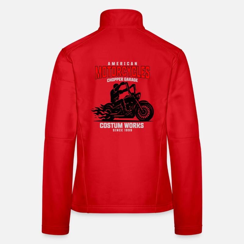 Garage Chopper d’American Motorcycles Veste en tissu softshell Femme